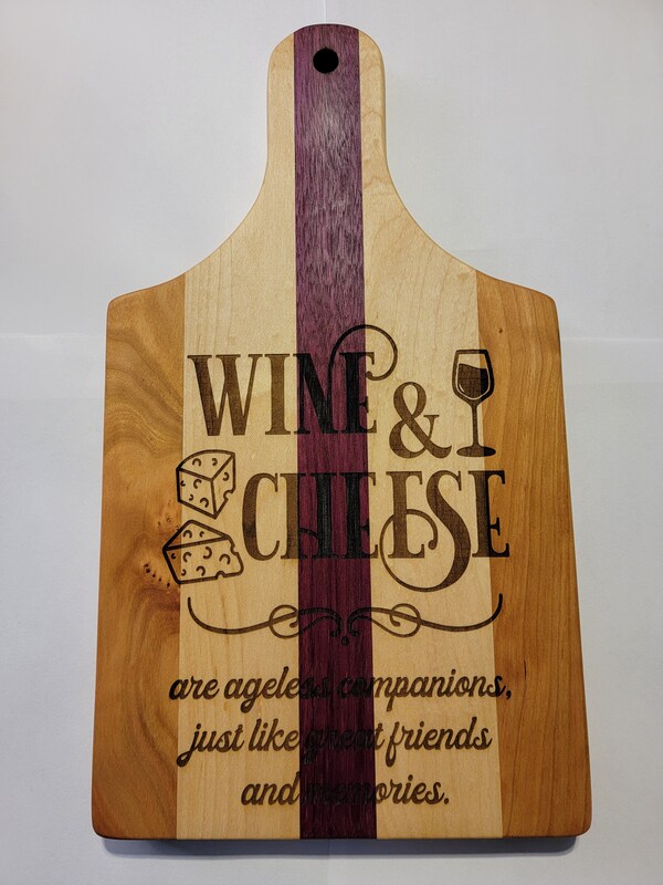 Laser Engraved Charcuterie Board